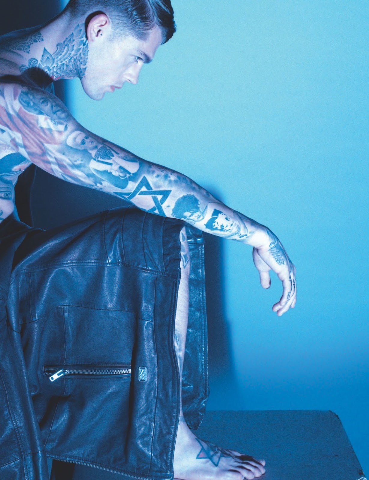 LICENSE TO THRILL: MODEL STEPHEN JAMES COVERS ADON 