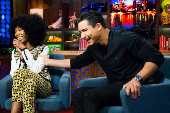 Watch Brandy And Mario Lopez Chat It Up At Wwhl [full Interview