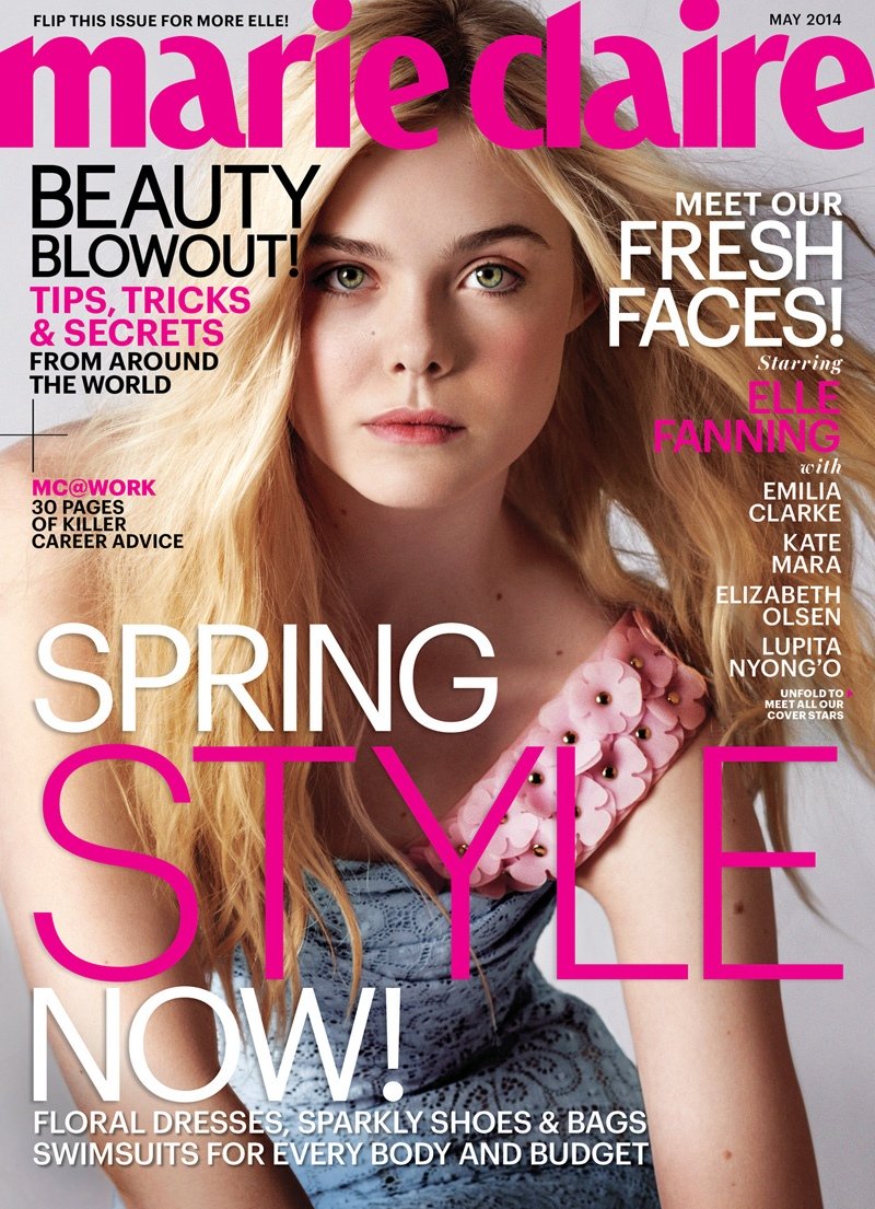 elle-fanning-marie-claire-cover - JoJoCrews.com