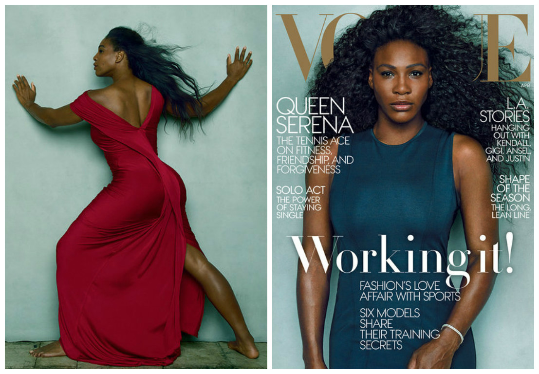 Serena Williams Rocks 'Vogue' April 2015 Shape Issue, Talks Being ...