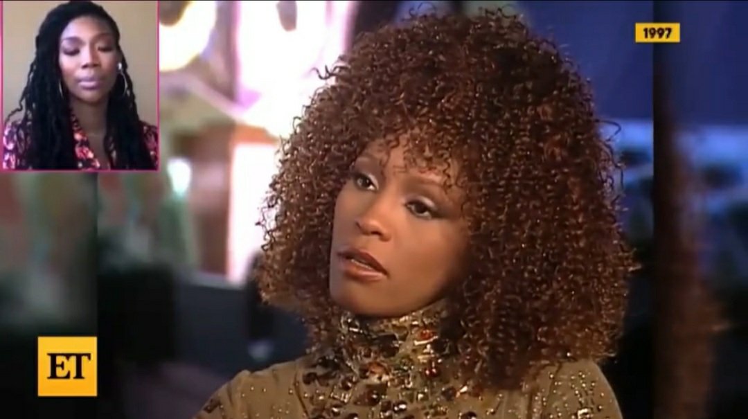 Brandy Gets Emotional Watching Classic Whitney Houston Clip Discussing ...
