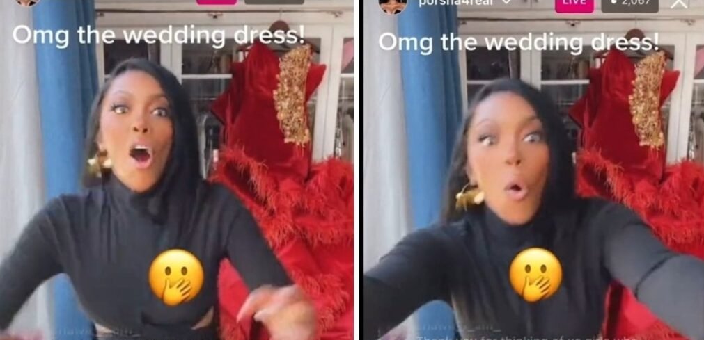 Porsha Williams Accidentally Unveils One of Her Wedding Dresses on IG