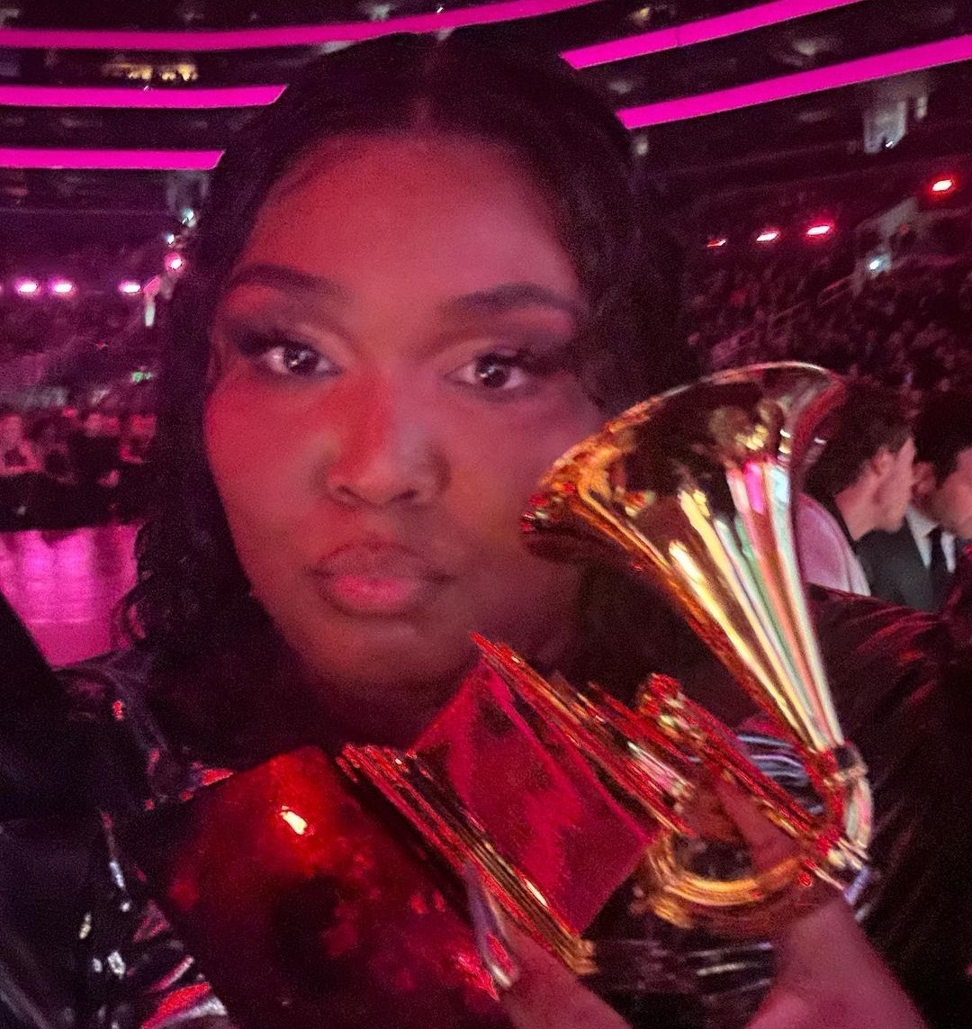 Lizzo Celebrates Her Historic Grammy Win For Record Of The Year "The